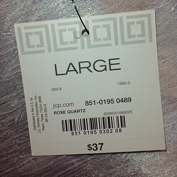 Liz Claiborne cowl neck sweater Large Rose Quartz - Picture 7 of 8